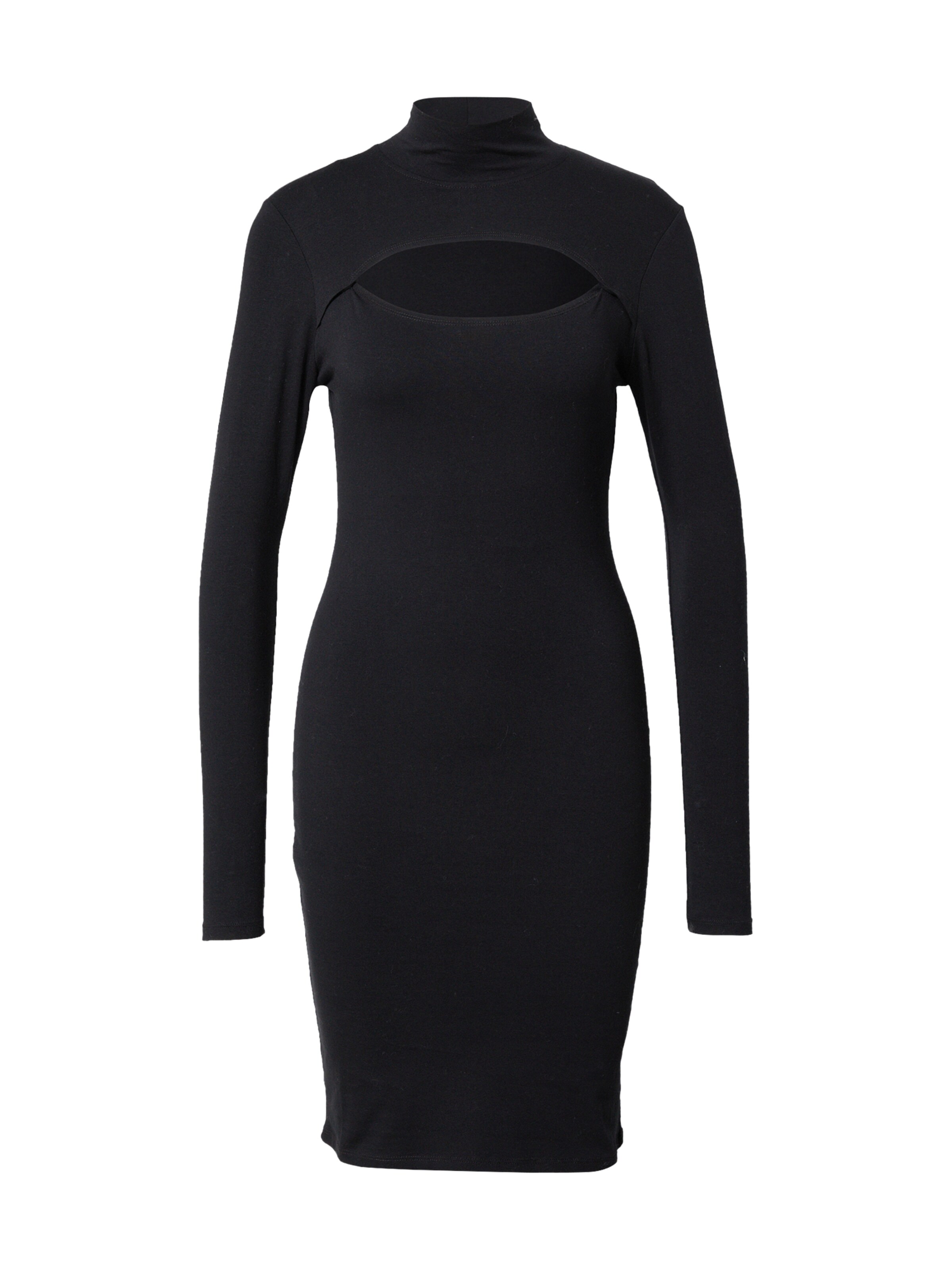 Urban Classics Šaty – černá: přední strana