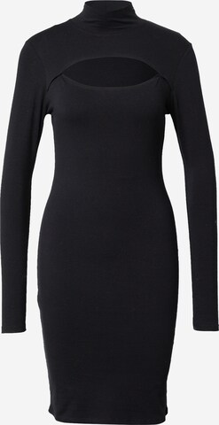 Urban Classics Dress in Black: front