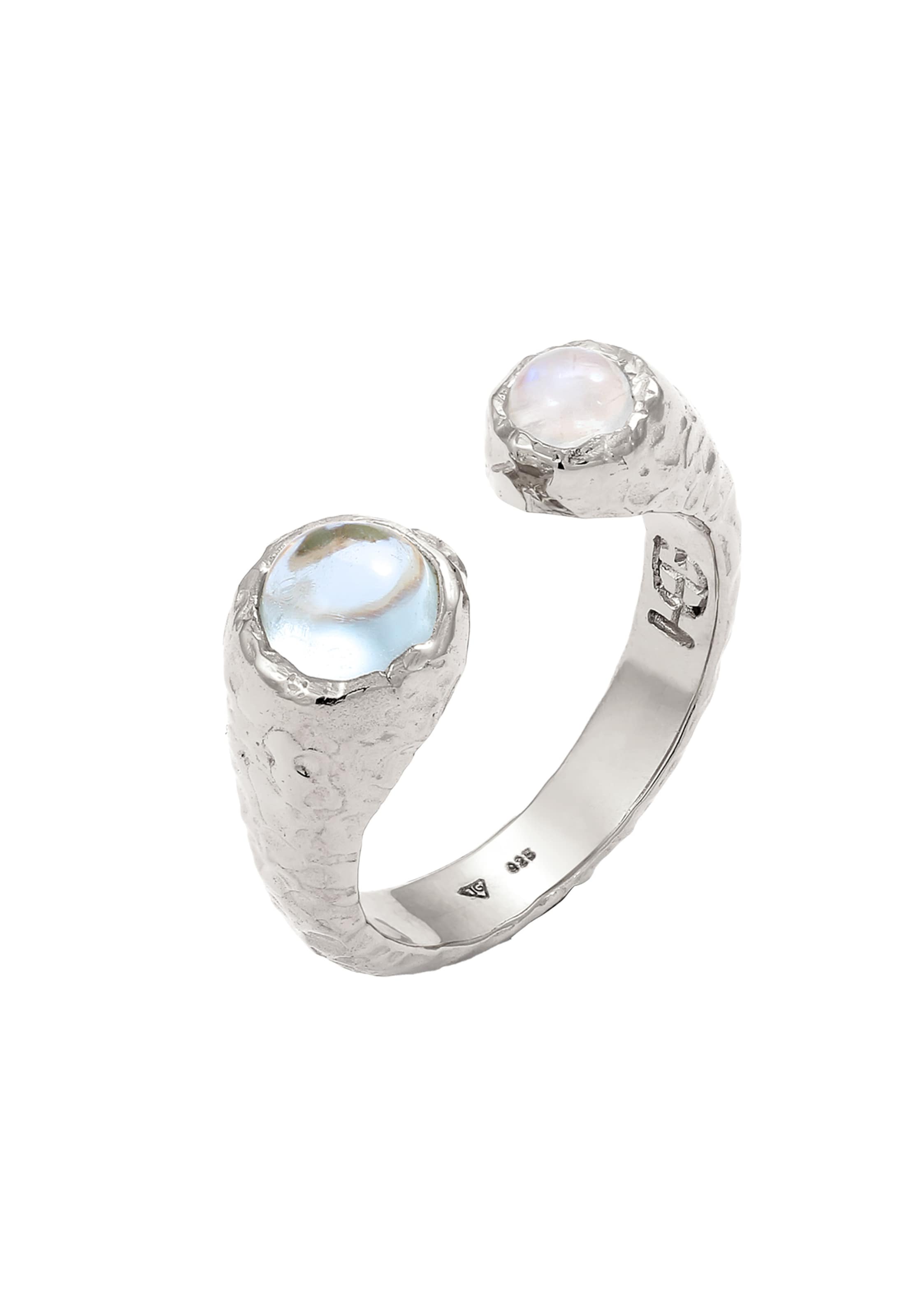 Inele de la Haze&Glory pe argintiu: față