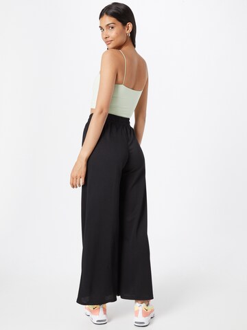 Urban Classics Wide leg Pants 'Terry' in Black