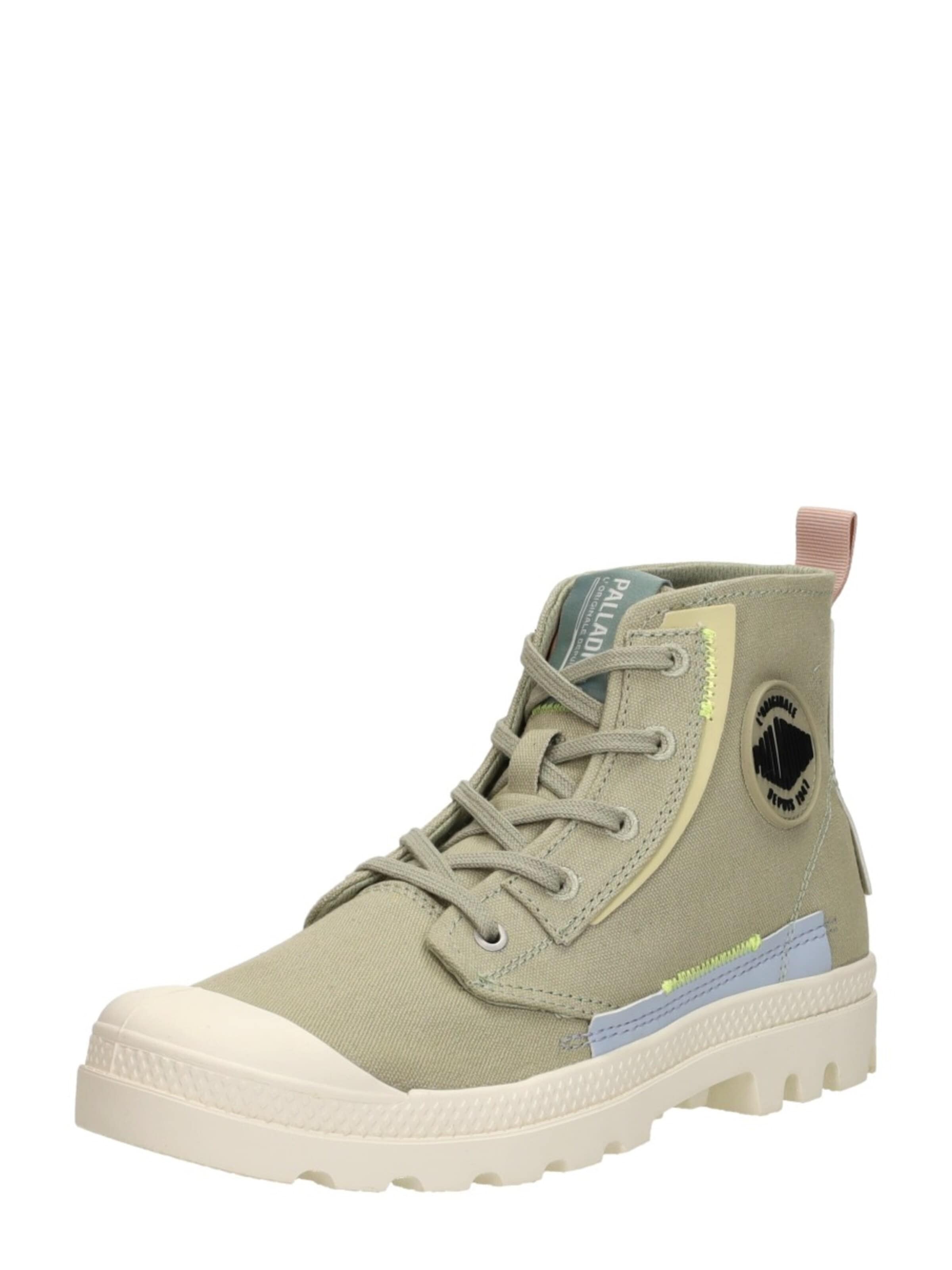 Palladium Sneaker high 'Pampa Underlayer'‌‌‌‌‌‌‌‌‌‌ in Grün: Vorderseite