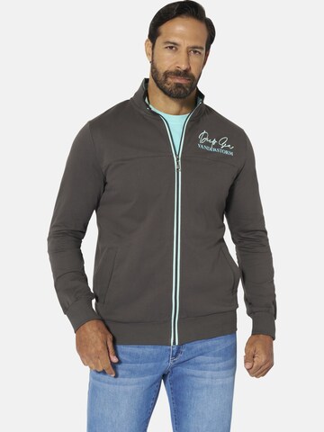 Jan Vanderstorm Sweatjacke 'Javald' in Grau