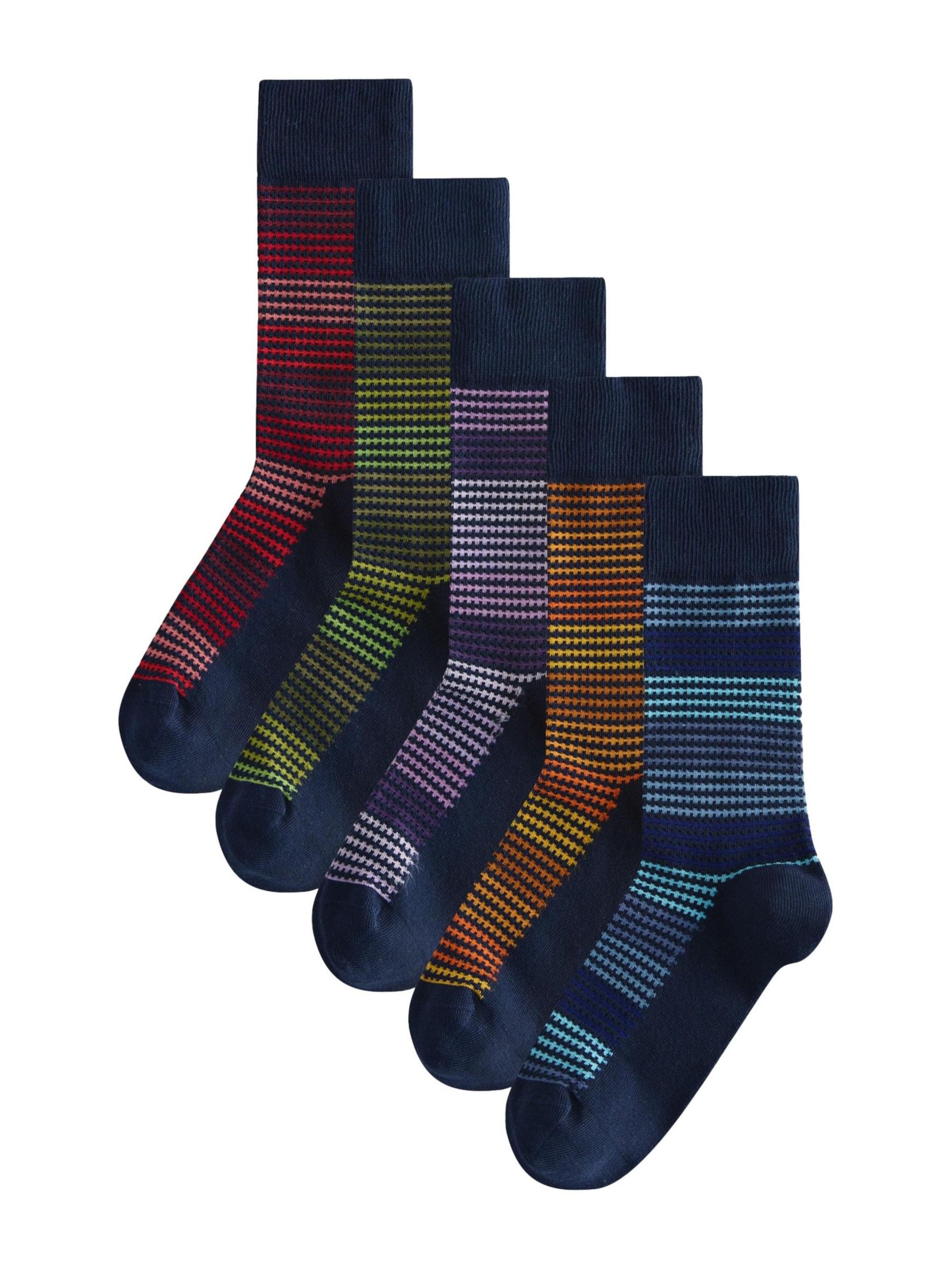 Next Socks in Blue: front