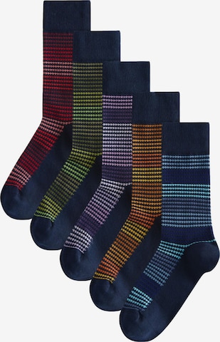 Next Socks in Blue: front