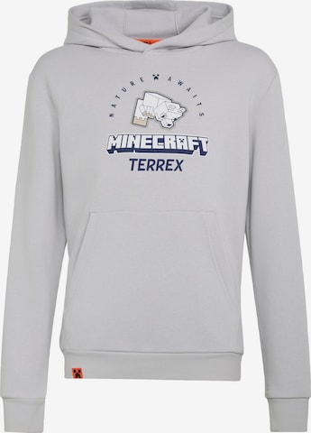 ADIDAS TERREX Sportsweatshirt 'Adidas x Minecraft' in Grau: Vorderseite