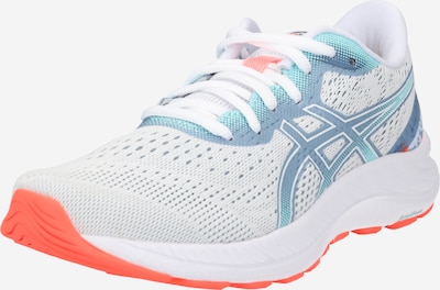 ASICS Laufschuh in türkis / taubenblau / neonorange / weiß, Produktansicht