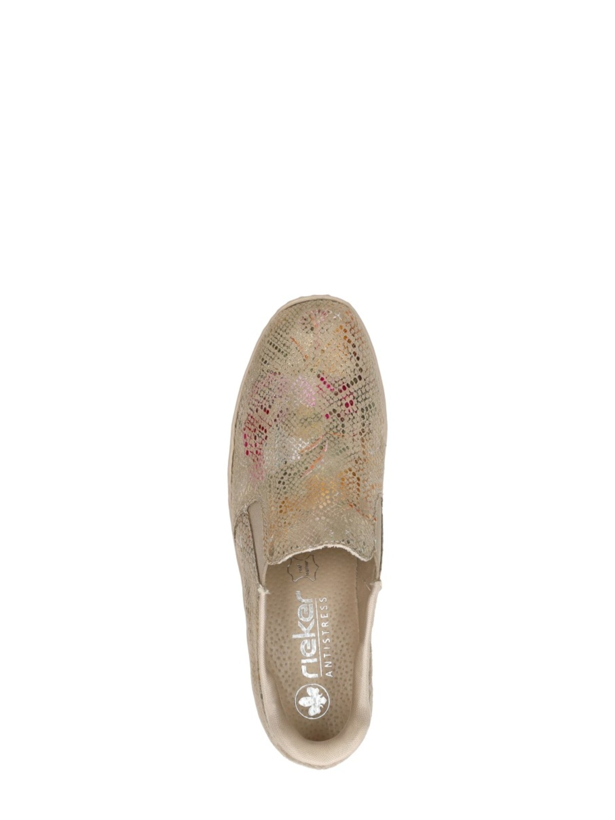 Rieker Slip-on 'Sportief' in Goud