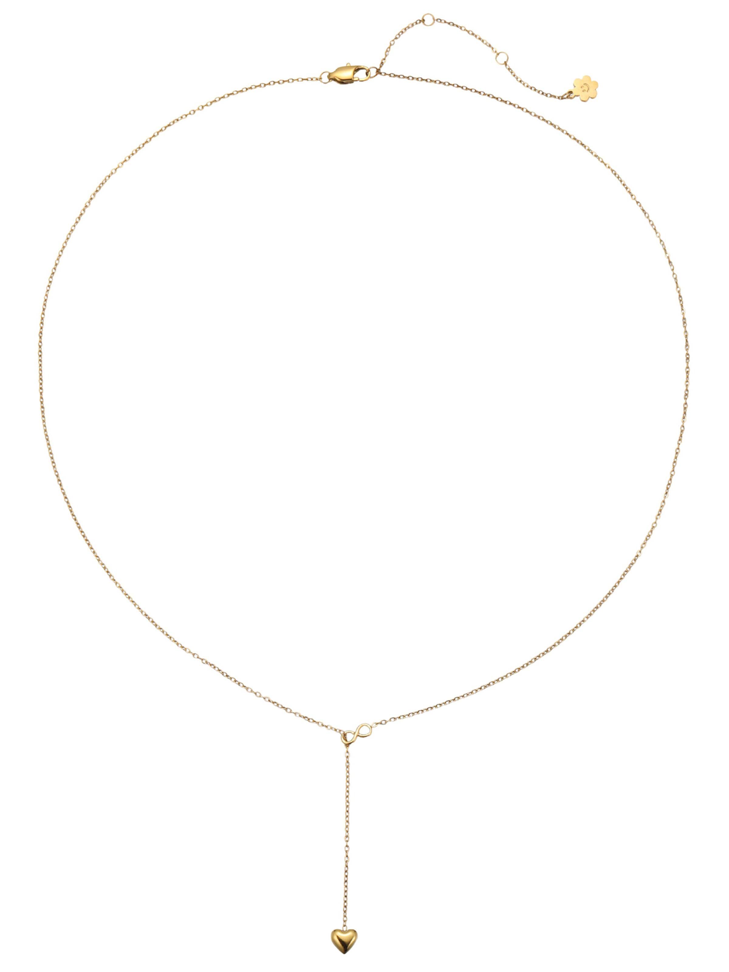 Hey Happiness Ketting 'Infinity Heart' in Goud