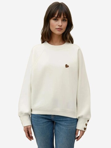 HiccupSweater majica - bijela boja: prednji dio
