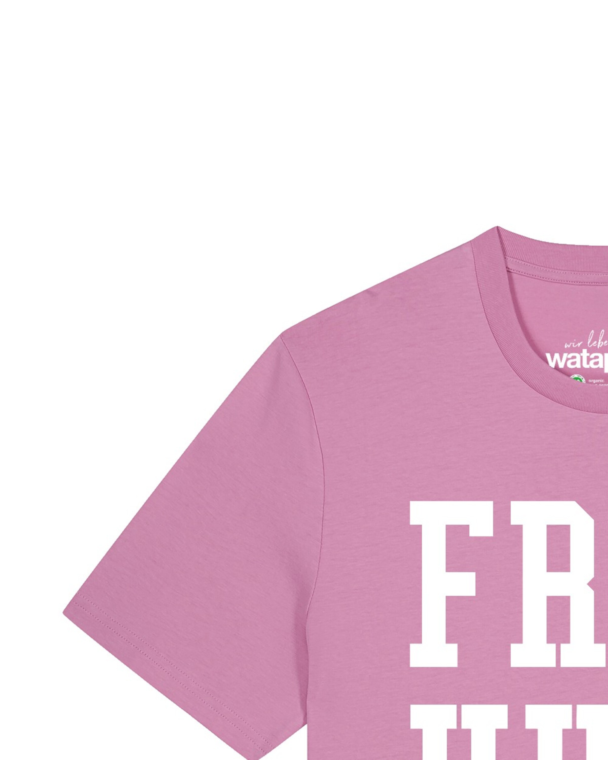 T-Shirt 'Free Hugs To Save The World' Watapparel en rose