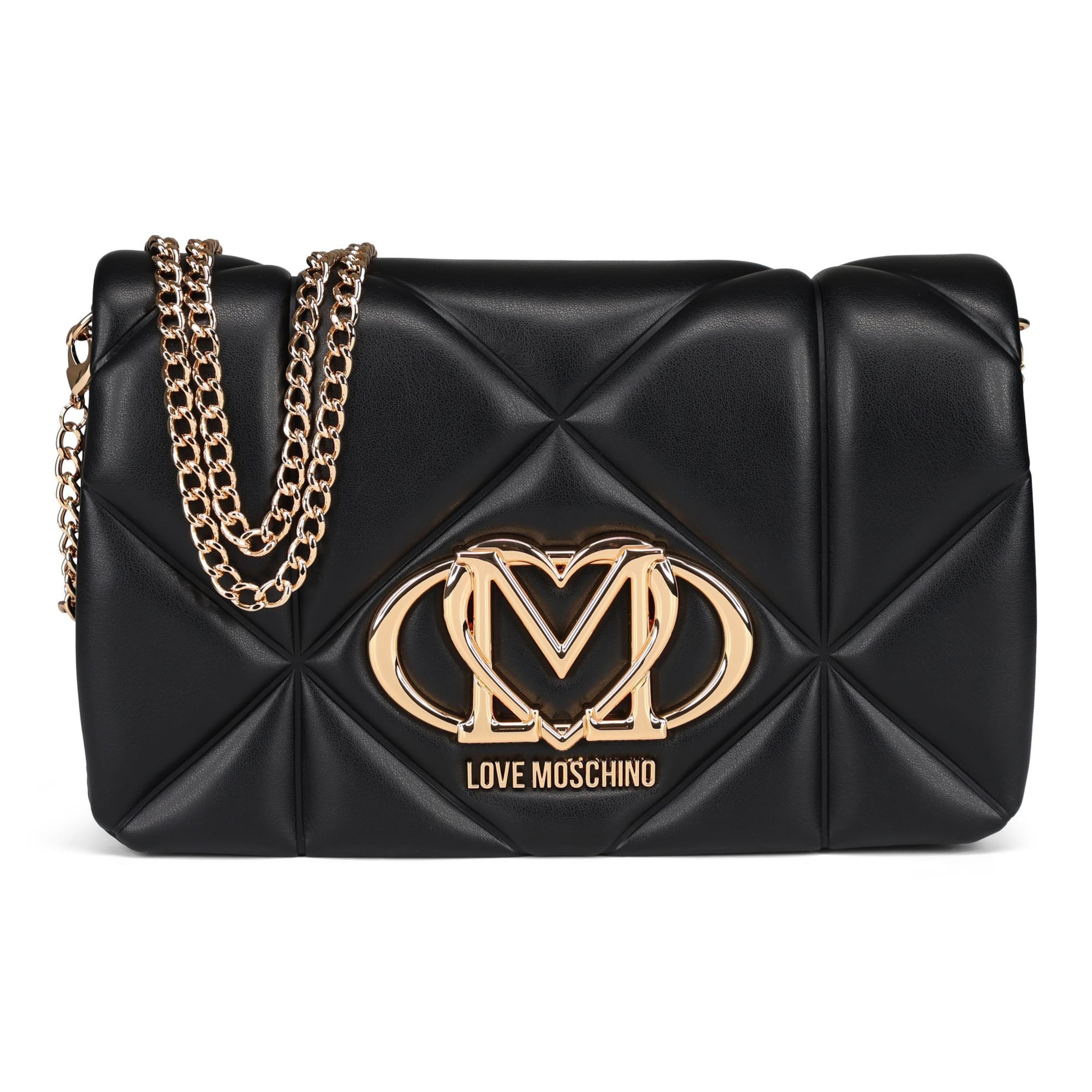 Love Moschino Schoudertas 'Smart Daily' in Zwart: voorkant