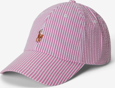 Polo Ralph Lauren Lippalakki 'CLS' värissä sininen denim / konjakki / eosiini / valkoinen, Tuotenäkymä