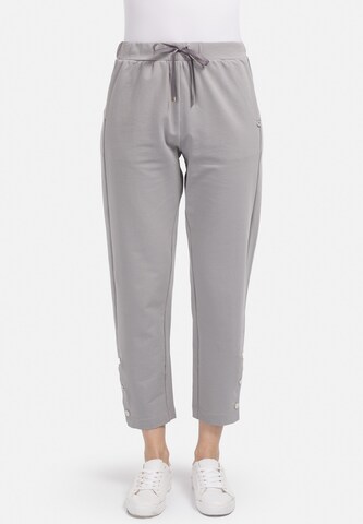 Loosefit Pantalon HELMIDGE en gris : devant