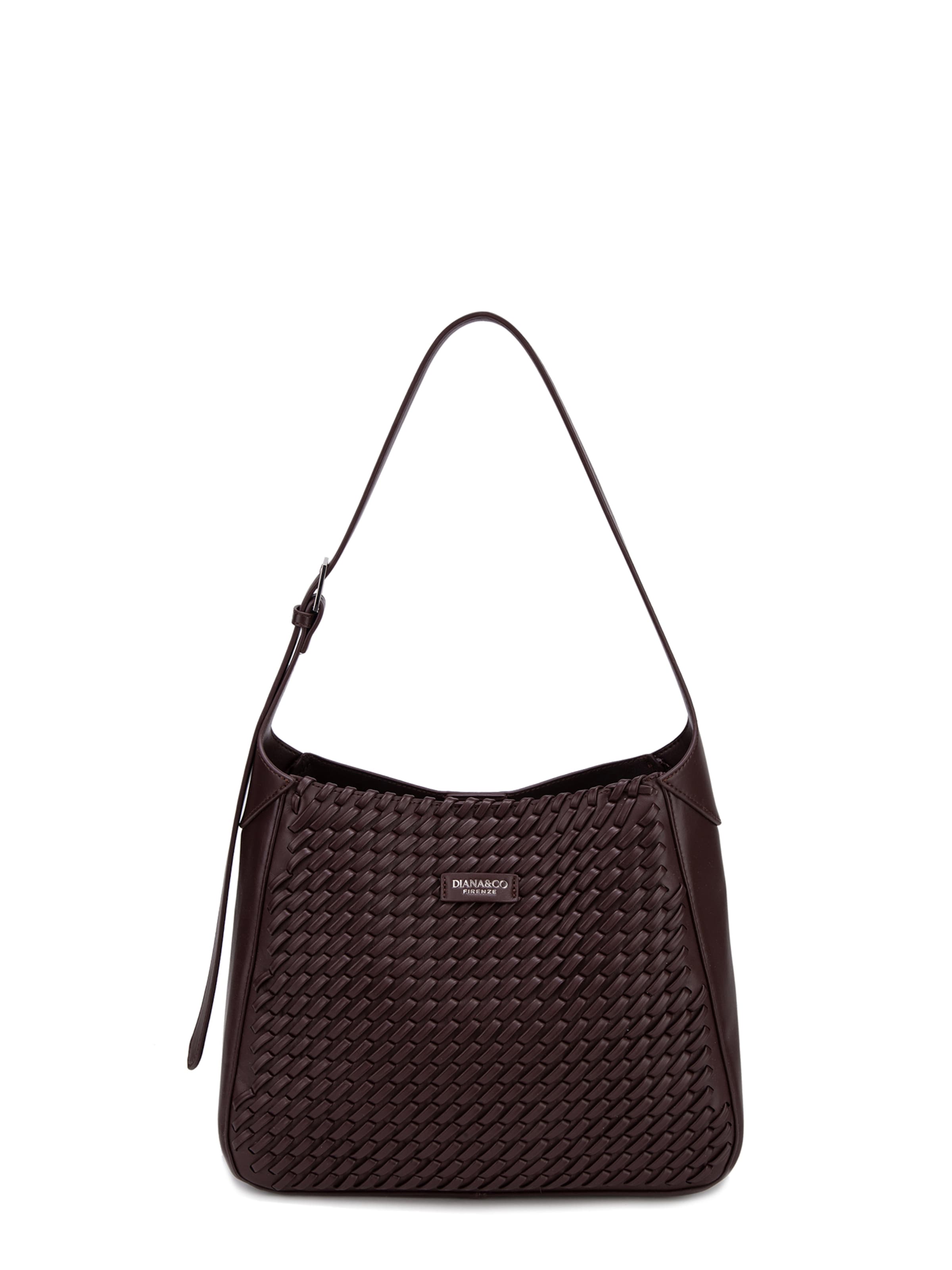 Borsa a spalla di Diana&Co. in marrone: frontale