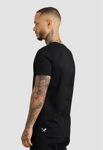 Distorted People Shirt in Zwart