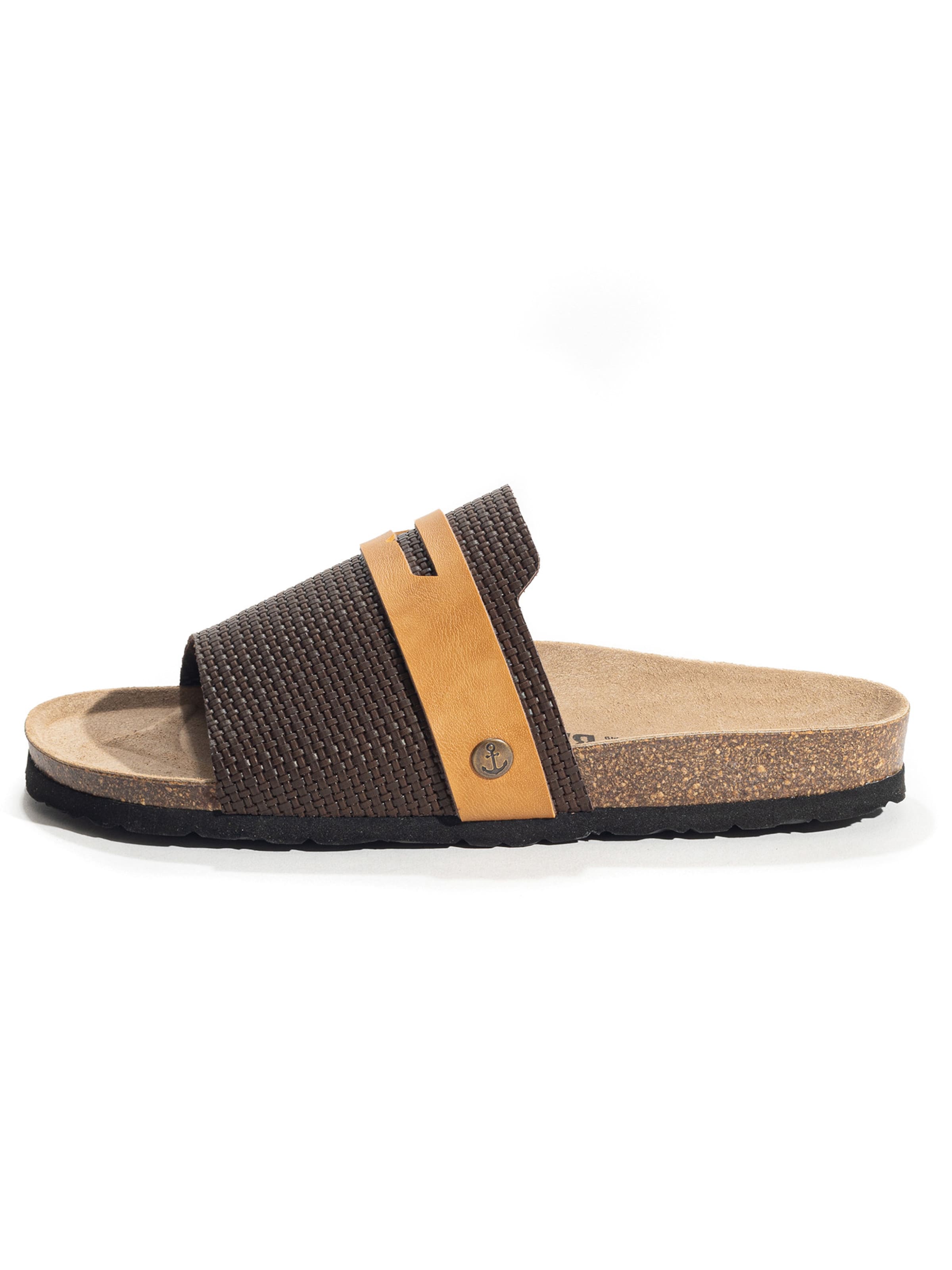 Bayton Pantolette 'GAUGUIN' i brun: framsida