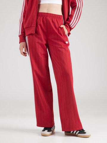 Loosefit Pantalon ADIDAS ORIGINALS en rouge : devant