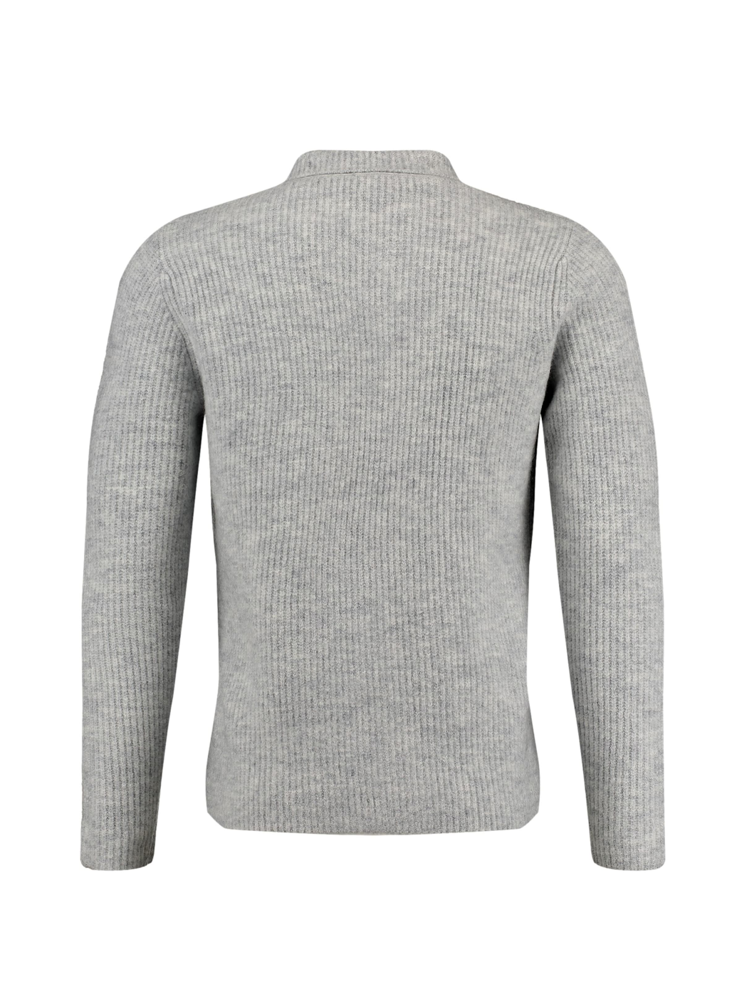 Key Largo Gebreid vest 'KLLUZERN' in Grijs