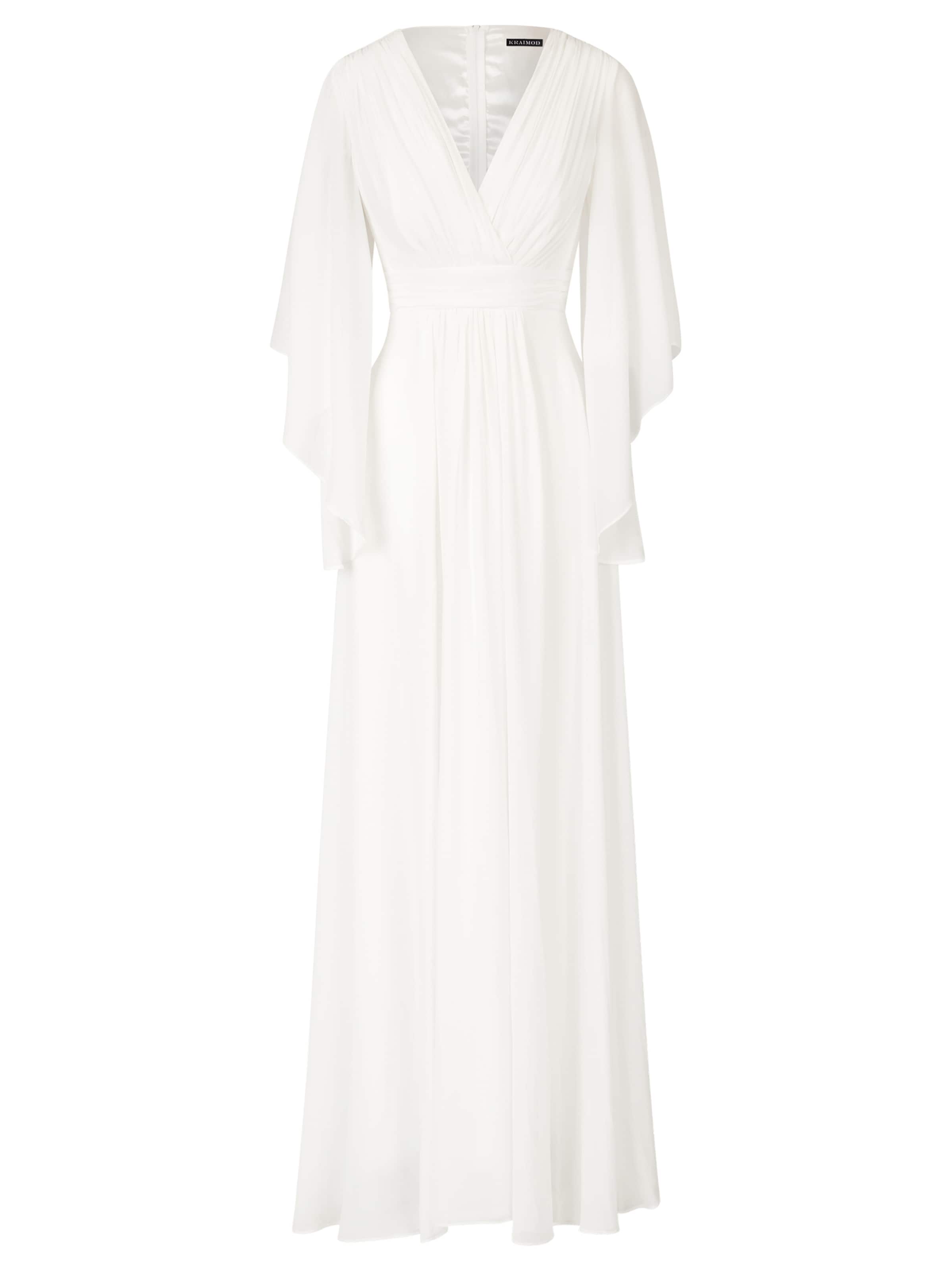 Kraimod Βραδινό φόρεμα σε λευκό: μπροστά