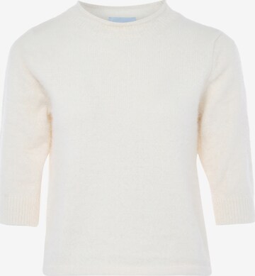 Poomi Sweater in White: front