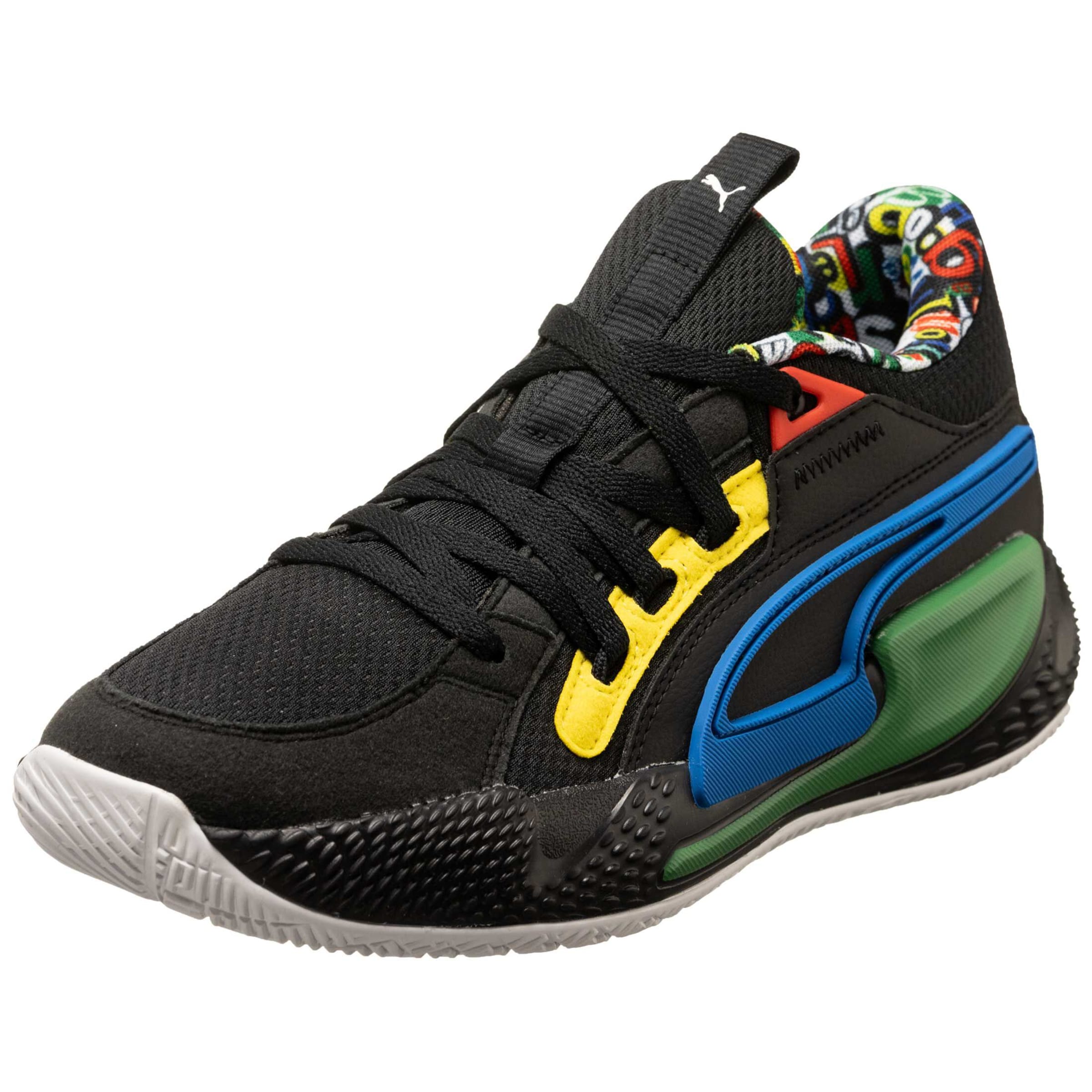 PUMA Sportcipő 'Court Ride Chaos Trash Talk' - fekete: elől