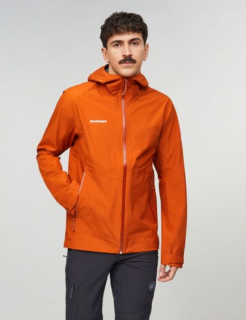 MAMMUT Outdoor jacket in Brown: front