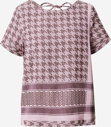 Summery Copenhagen - Camisa 'Gina' em roxo: frente