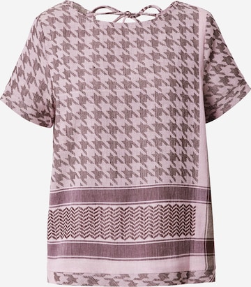 Summery Copenhagen - Camisa 'Gina' em roxo: frente