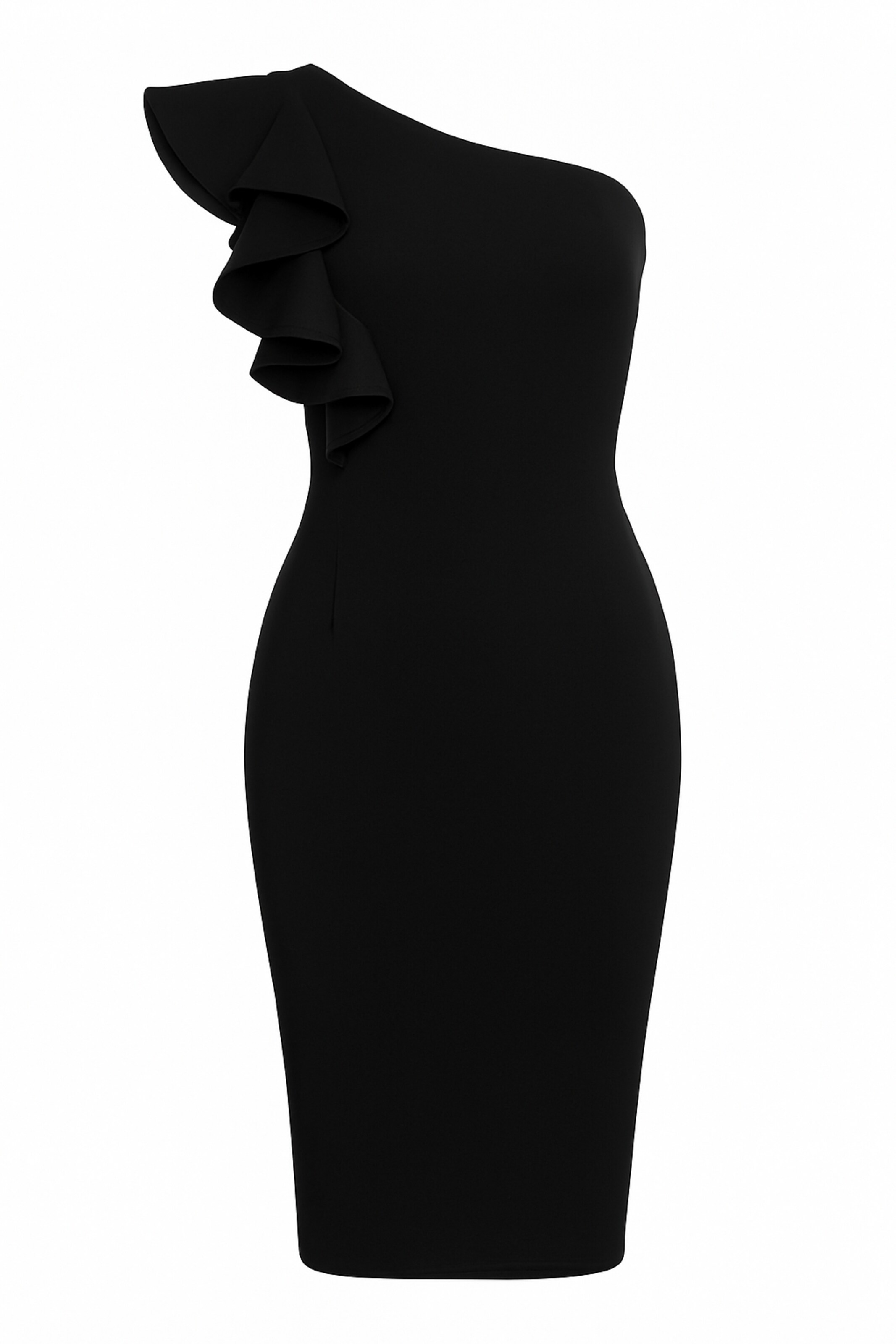 JANE's Kleid in Schwarz: Vorderseite