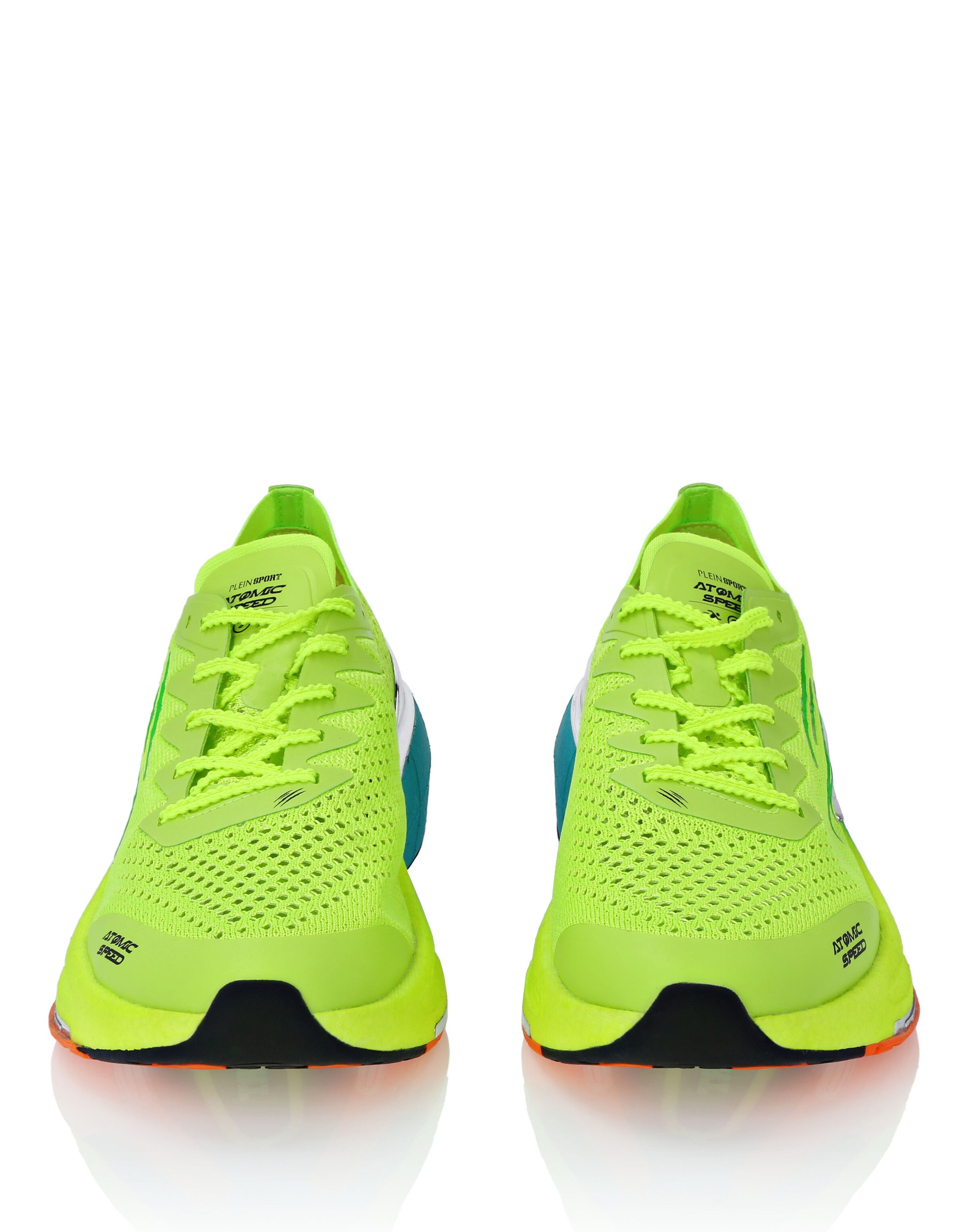 Plein Sport - Sapatilhas baixas 'Atomic Speed' em amarelo