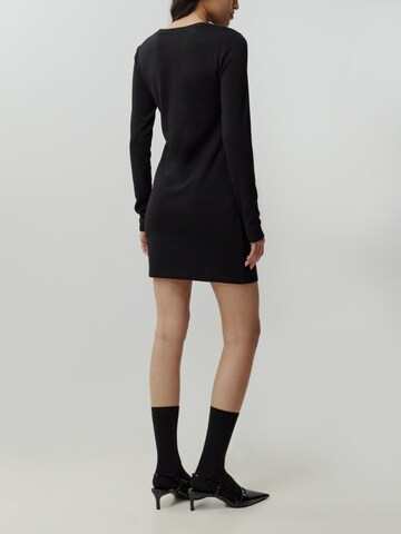 EDITED Knitted dress 'Bienke' in Black