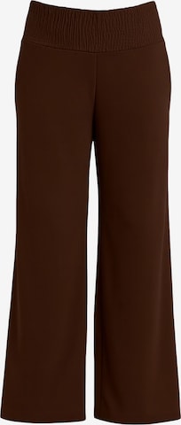 LYN MAMA Wide Leg Hose in Braun: Vorderseite