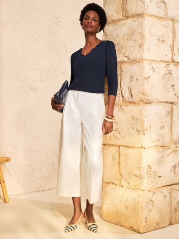 love & roses - Camiseta en azul