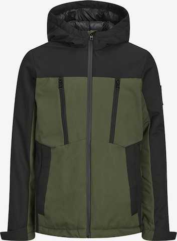 Veste mi-saison 'Abel' Jack & Jones Junior en vert : devant