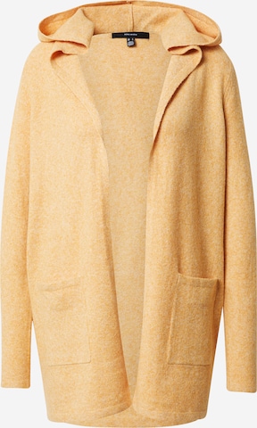 VERO MODA Knit Cardigan in Yellow: front