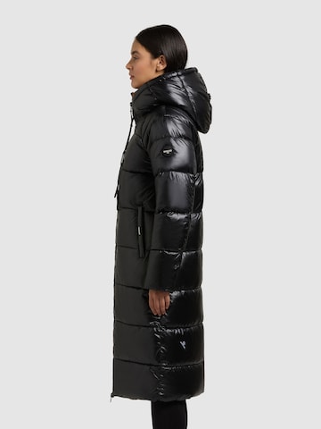 khujo Mantel 'Nashi' in Schwarz