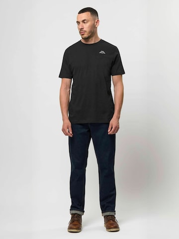 KAPPA Regular fit Overhemd ' KMLogo ' in Zwart