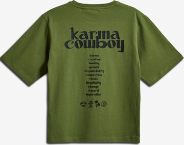 SOMETIME SOON Shirt 'Karma' in Grün