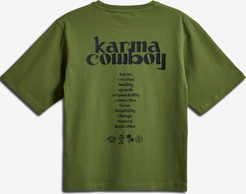 T-Shirt 'Karma' SOMETIME SOON en vert