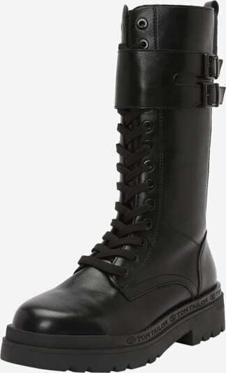 TOM TAILOR Lace-up boot in Black, Item view