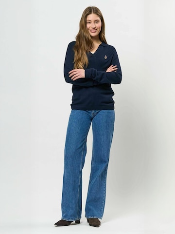 Top ' UWLilwan ' de la U.S. POLO ASSN. pe albastru