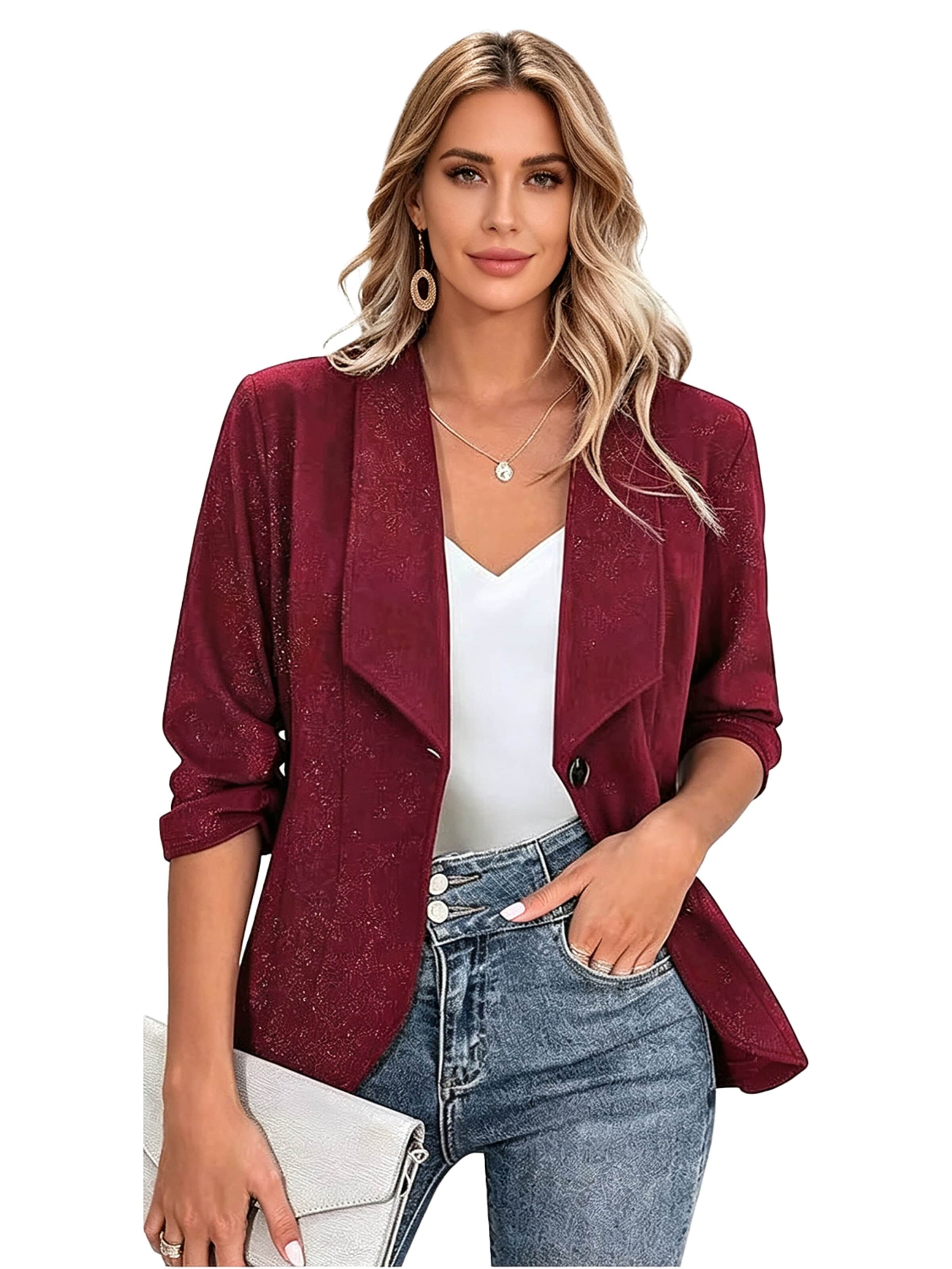 KoJooin Blazer‌‌‌‌‌‌‌‌‌ in Rot: Vorderseite