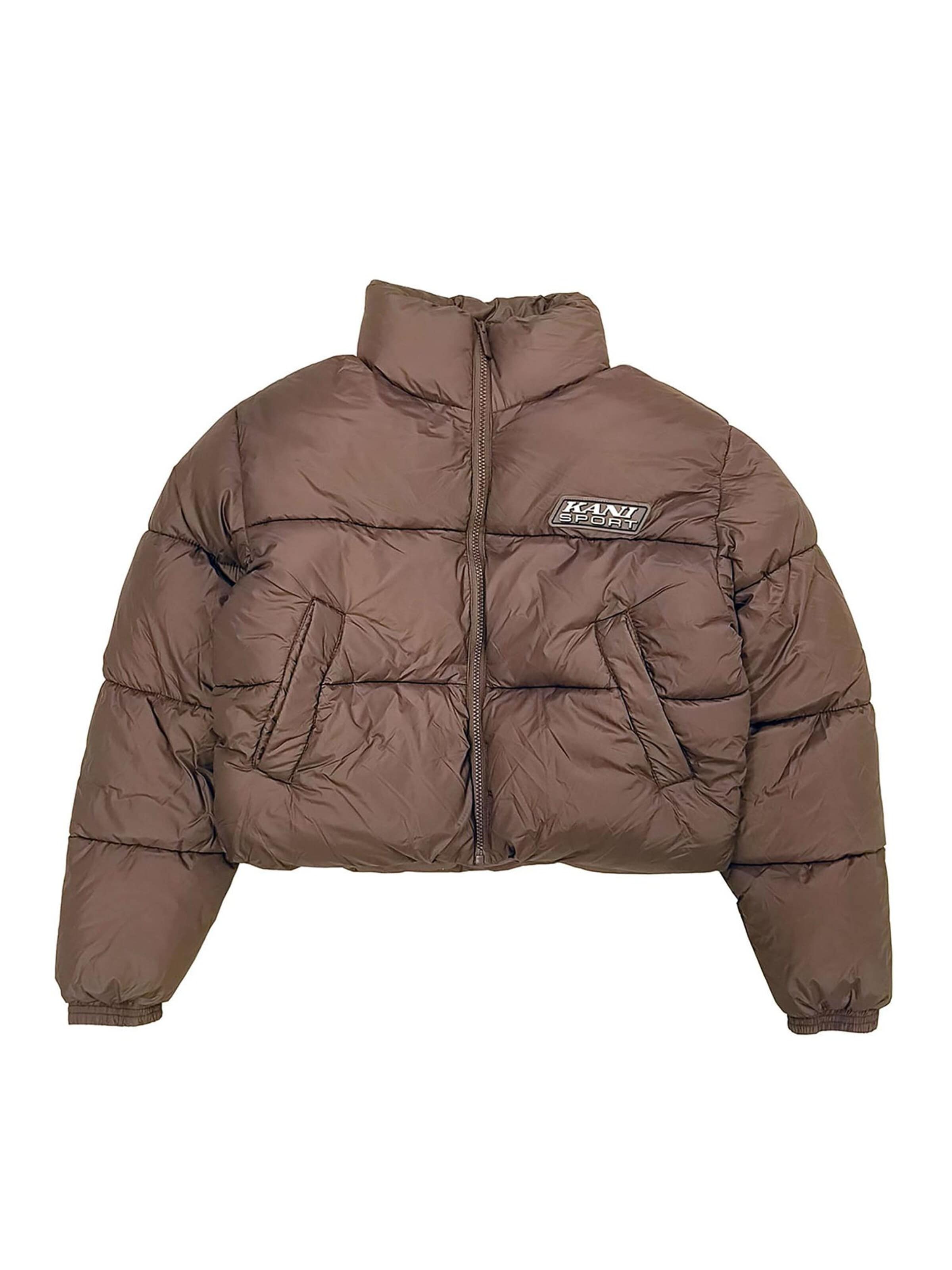 Karl Kani Winterjacke 'Patch'‌‌‌‌‌ in XS in braun, Produktansicht