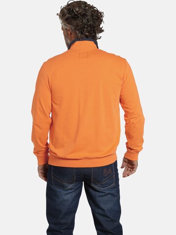 Jan Vanderstorm Sweatshirt 'Stig' in Orange