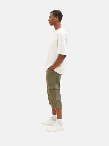 TOM TAILOR Regular Cargo Pants in Green