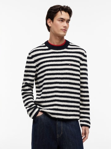 Tommy Jeans Kampsun, värv valge: eest vaates