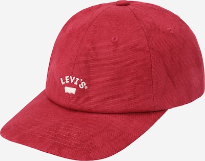 LEVI'S ® Keps 'LAZY GIRL' i röd / vit, Produktvy