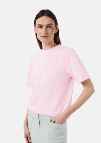 T-shirt comma casual identity en rose : devant