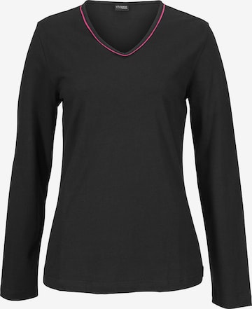 LASCANA Pyjama in Schwarz: Vorderseite