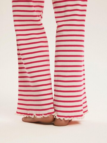 Pigiama 'Pyjama Set Obsession Kurzarm Rundhals Baumwollmix Streifen bequem' di ESOTIQ in colori misti